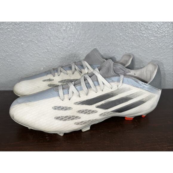 Adidas .X Speedflow.3 FG Men’s Size 12 Soccer CleatFY3295 White/Grey - Picture 1 of 10